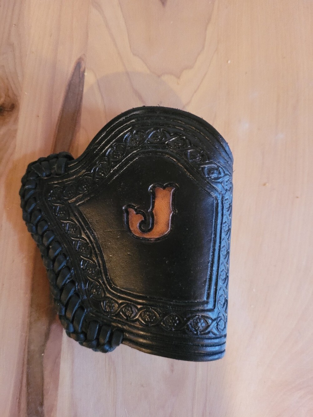 Derringer Holster Custom Made By Poncho Vega In Tombstone Arizona With J Initial